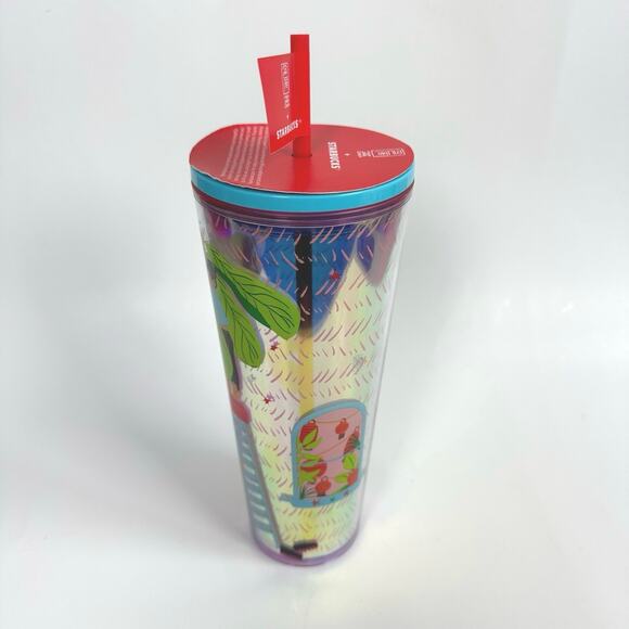 Monyee Chau  + Starbucks Pride Month Exclusive Summer Jungle Tumbler 24 oz NEW - Picture 4 of 8